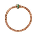 FOPE Solo Flex'it Armband mit Diamanten und Smaragden - Bild 2
