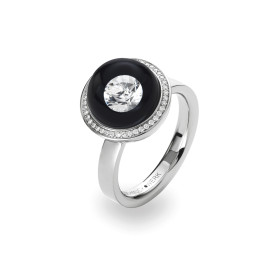 Platin, Ringe, Schmuckwerk Glasklar Ring DR626-PT-GS