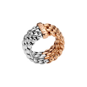 Roségold &amp;amp; Weißgold, Ringe, FOPE Essentials Flex'it Ring, Ref: 07E04AX_XX_1_XRX_00L