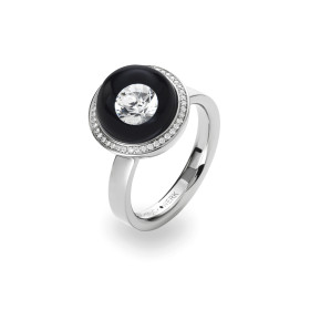Weißgold, Ringe, Schmuckwerk Glasklar Ring, Ref: DR606-WG-GS-58