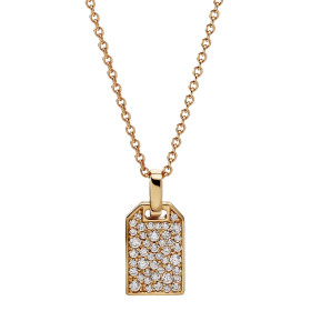 Rotgold, Halsschmuck, Schmuckwerk Halskette Meine Welt OH206-RG