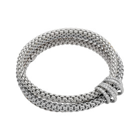 Weißgold, Armschmuck, FOPE Solo Flex'it Armband, Ref: 65106BX_PB_B_XBX_00S