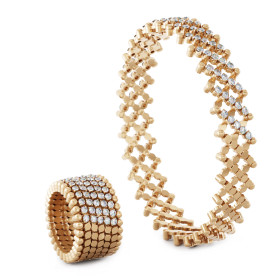 Roségold, Ringe, Serafino Consoli Serafino Multi-Size Ring und Armreif, Ref: S.RB 7HM2 RG WD