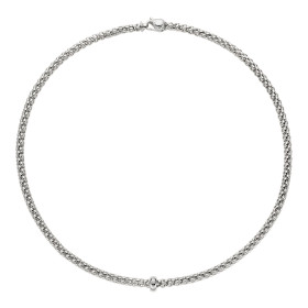 Weißgold, Halsschmuck, FOPE Solo Halskette mit Diamanten 62306CX_BB_B_XBX_043