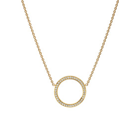 Gelbgold, Halsschmuck, Schmuckwerk Halskette Saturn SH105-GG