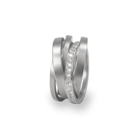 Platin, Ringe, Schmuckwerk Saturn Ring, Ref: SR115-PT-58