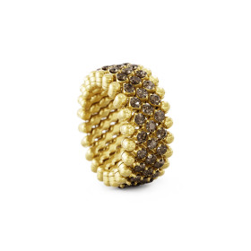 Gelbgold, Ringe, Serafino Consoli Brevetto Multi-Size Ring, Ref: RMS 5M2 YG BRD