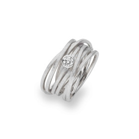 Weißgold, Ringe, Schmuckwerk Saturn Ring, Ref: SR574-WG-61