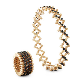Roségold, Ringe, Serafino Consoli Serafino Multi-Size Ring und Armreif, Ref: S.RB 5M4 RG BD