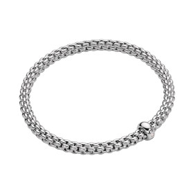 Weißgold, Armschmuck, FOPE Solo Flex'it Armband mit weißen Brillanten 01M06BX_BB_B_XBX_0XS