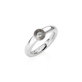 Weißgold, Ringe, Schmuckwerk Glasklar Ring, Ref: DR267-WG-WG-60