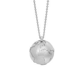 Platin, Halsschmuck, Schmuckwerk Anhänger Meine Welt mit Halskette OH170-PT