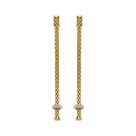 Weißgold, Ohrringe, FOPE Prima Ohrgehänge mit Diamanten 74508OX_BB_G_XBX_000