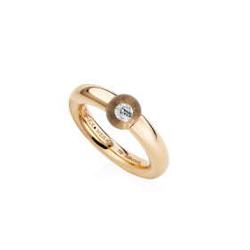 Rotgold, Ringe, Schmuckwerk Glasklar Ring, Ref: DR277-RG-RG-56