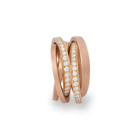 Rotgold, Ringe, Schmuckwerk Saturn Ring, Ref: SR116-RG-51