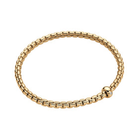 Gelbgold, Armschmuck, FOPE Eka Flex'it Armband mit weißen Brillanten 01M01BX_BB_G_XGX_0XS