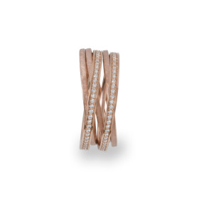 Rotgold, Ringe, Schmuckwerk Saturn Ring, Ref: SR556-RG-50