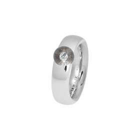 Weißgold, Ringe, Schmuckwerk Glasklar Ring, Ref: DR767-WG-WG-49