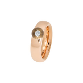 Rotgold, Ringe, Schmuckwerk Glasklar Ring, Ref: DR767-RG-RG-58