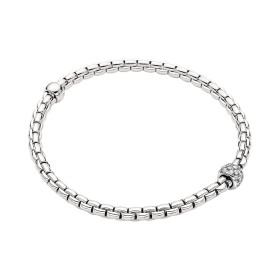 Weißgold, Armschmuck, FOPE Eka Flex'it Armband mit Diamantpavé, Ref: 73301BX_PB_B_XBX_00S