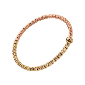 Gelbgold &amp;amp; Roségold, Armschmuck, FOPE Eka Flex'it Armband, Ref: 01M01B2_BB_3_XGX_00S