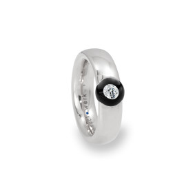 Weißgold, Ringe, Schmuckwerk Glasklar Ring, Ref: DR767-WG-GS-61