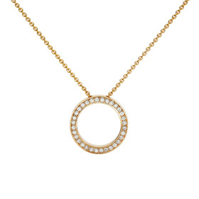 Rotgold, Halsschmuck, Schmuckwerk Saturn Halskette SH615-RG