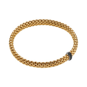 Gelbgold, Armschmuck, FOPE Vendôme Flex'it Armband, Ref: 56002BX_BN_G_X1X_00L