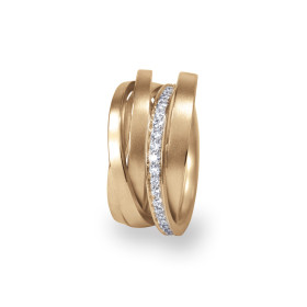 Rotgold, Ringe, Schmuckwerk Saturn Ring, Ref: SR125-RG-56