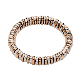 Roségold &amp;amp; Weißgold, Armschmuck, FOPE Vendôme Flex'it Armband, Ref: 58102B3_BB_R_RBX_00M