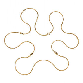 Gelbgold, Halsschmuck, FOPE Aria lange Halskette 89203CX_BB_G_GGG_090