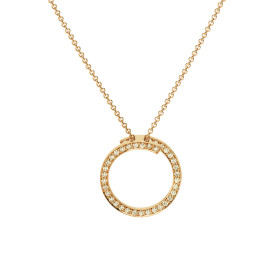 Rotgold, Halsschmuck, Schmuckwerk Saturn Halskette SH825-RG