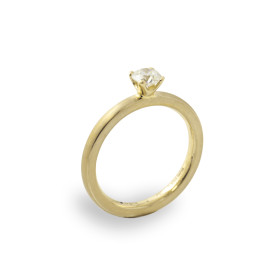 Gelbgold, Ringe, Schmuckwerk Alpen Solitärring, Ref: GT1424-GG-57