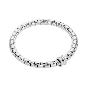 Weißgold, Armschmuck, FOPE Eka Flex'it Armband mit schwarzen Brillanten 01M05BX_BN_B_XBX_0XS