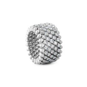 Weißgold, Ringe, Serafino Consoli Brevetto Multi-Size Ring, Ref: RMS 7M2 WG RIVIERA