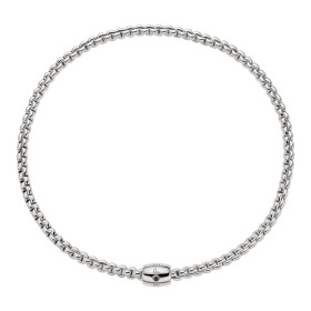Weißgold, Halsschmuck, FOPE Eka Flex'it Halskette mit dekorativem Verschluss 07F10CX_BN_B_XBX_034