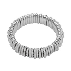 Weißgold, Armschmuck, FOPE Eka Flex'it Armband mit Diamantpavé, Ref: 58904BX_PB_B_XBX_00M