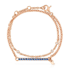 Roségold, Armschmuck, Cervera Barcelona Twisted Armband P856ZF/OR
