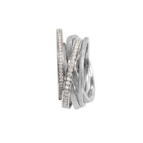 Platin, Ringe, Schmuckwerk Saturn Ring, Ref: SR856-PT-55