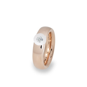 Rotgold, Ringe, Schmuckwerk Glasklar Ring, Ref: DR767-RG-GW-50