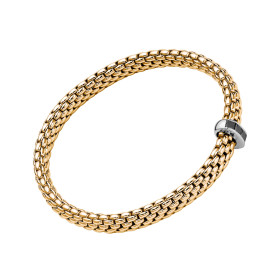 Gelbgold, Armschmuck, FOPE Vendôme Flex'it Armband, Ref: 58402BX_BN_G_XBX_00S