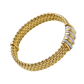 Gelbgold, Armschmuck, FOPE Panorama Flex'it Armband, Ref: 58804BX_BB_G_GBX_0XL