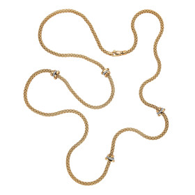 Weißgold, Halsschmuck, FOPE Prima Flex'it Collier 74408C4_BB_G_GBG_080
