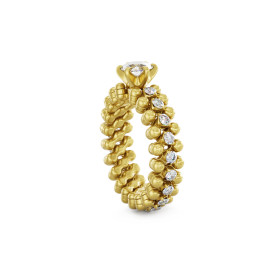         Gelbgold, Ringe, Serafino Consoli Brevetto Solitaire Multi-Size Ring RMS SL WD 050 3M2 YG WD