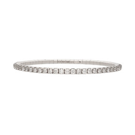         Weißgold, Armschmuck, Demeglio Tennisarmband BTE10DBOB