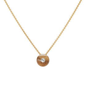 Rotgold, Halsschmuck, Schmuckwerk Glasklar Halskette DH807-RG-RG