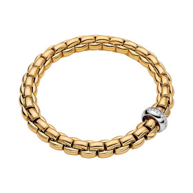 Gelbgold, Armschmuck, FOPE Eka Flex'it Armband, Ref: 60711BX_BB_G_XBX_0XL