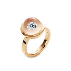 Rotgold, Ringe, Schmuckwerk Glasklar Ring, Ref: DR627-RG-GW-62