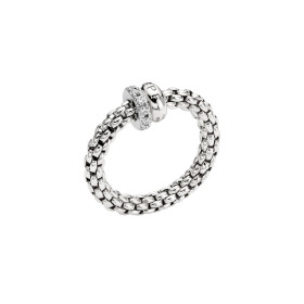 Weißgold, Ringe, FOPE Solo Flex'it Ring mit Pavébesatz 62408AX_PB_B_BBX_0XS