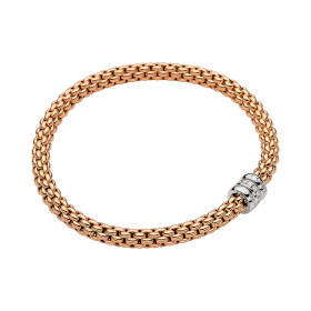 Roségold, Armschmuck, FOPE Solo Flex'it Armband, Ref: 62106BX_BB_R_BBB_00L